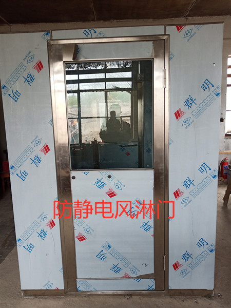 除靜電風淋室，除靜電自動門風淋房，離子棒風淋門，靜電閘機風淋機